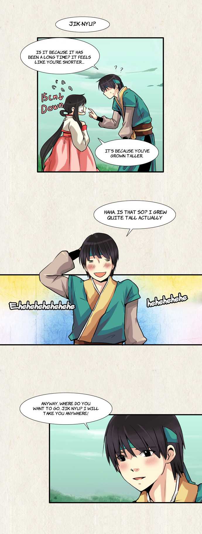 Gyon-Woo & Jik-Nyu Chapter 32 page 11 - Chapter 32: Happy Memories