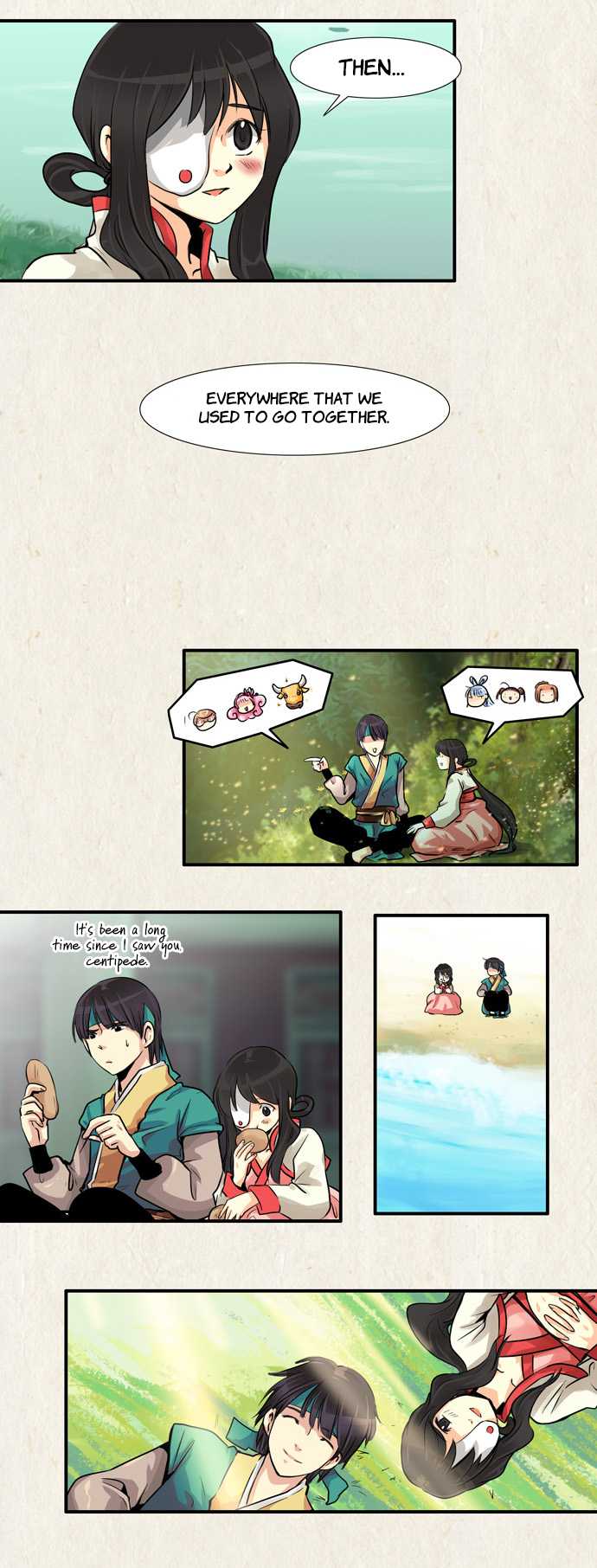 Gyon-Woo & Jik-Nyu Chapter 32 page 12 - Chapter 32: Happy Memories