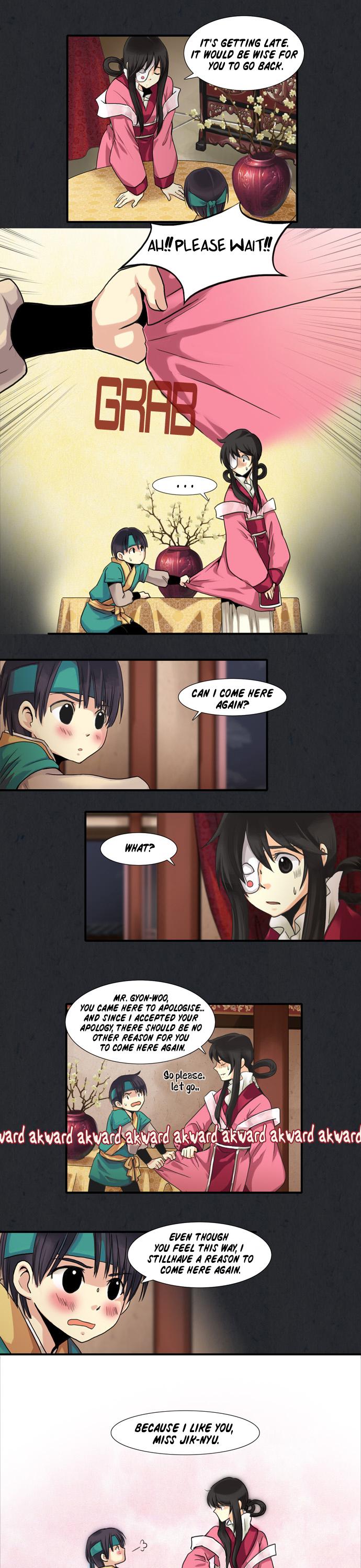 Gyon-Woo & Jik-Nyu Chapter 4 page 13 - Chapter 4: A Difficult Person