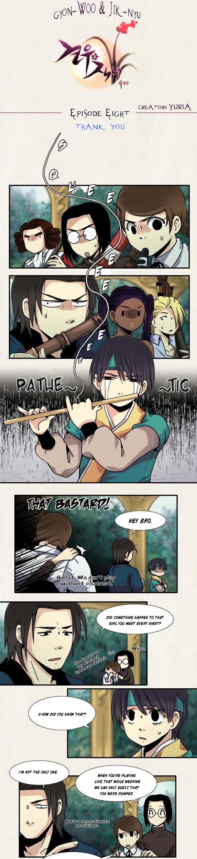 Gyon-Woo & Jik-Nyu Chapter 8 page 2 - Chapter 8: Thank You