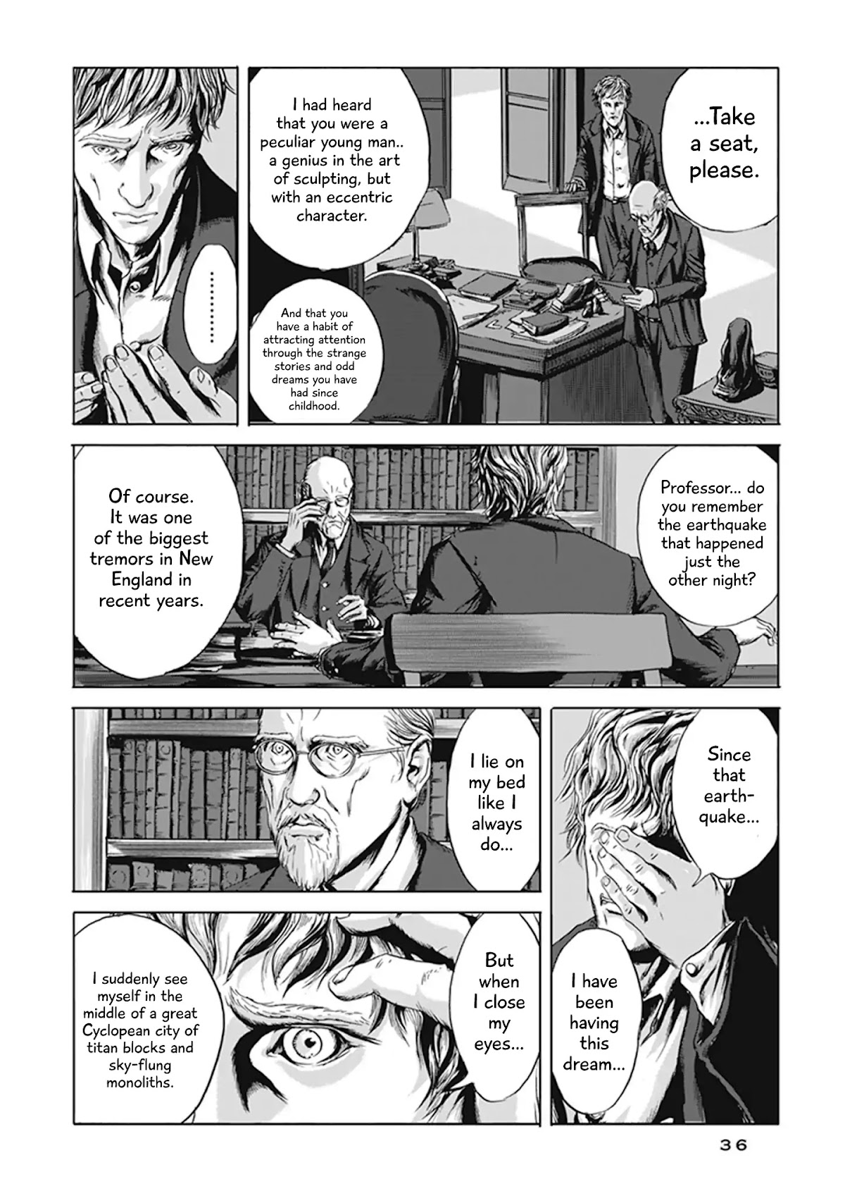 H.P. Lovecraft's The Call of Cthulhu Chapter 1 page 33 - Chapter 1: The Horror In Clay