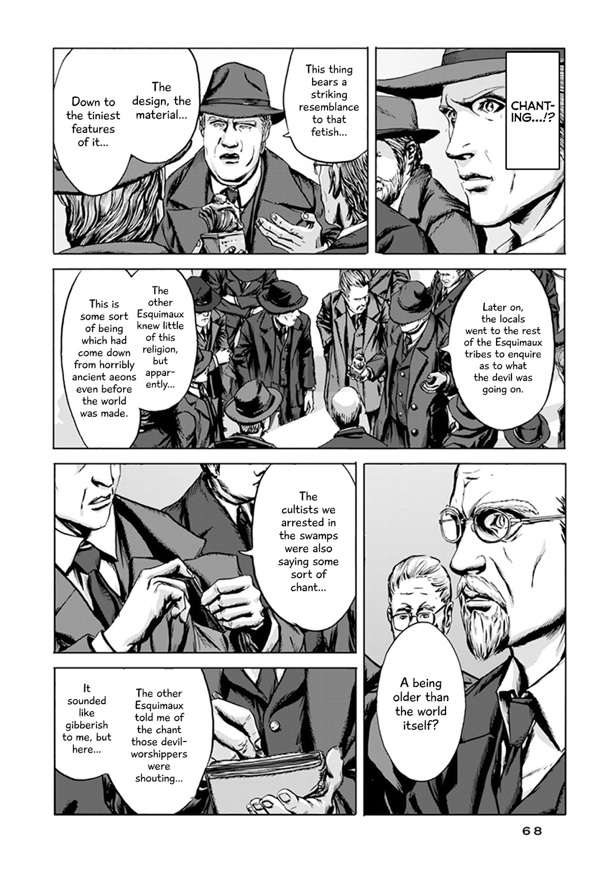 H.P. Lovecraft's The Call of Cthulhu Chapter 2 page 17 - Chapter 2: The Tale of Inspector Legrasse