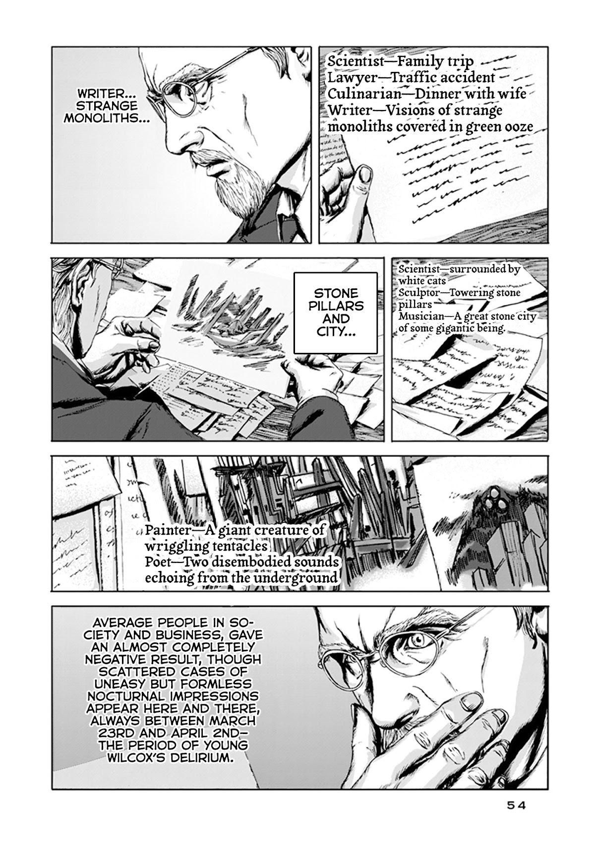 H.P. Lovecraft's The Call of Cthulhu Chapter 2 page 3 - Chapter 2: The Tale of Inspector Legrasse