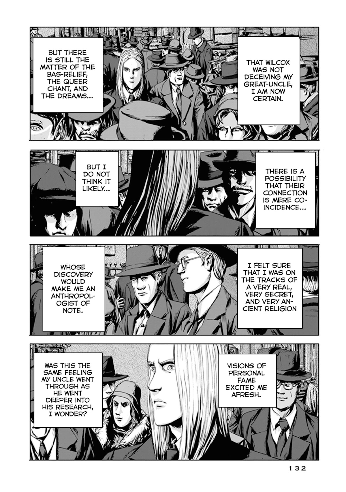 H.P. Lovecraft's The Call of Cthulhu Chapter 4 page 9 - Chapter 4: The Terrible Statue