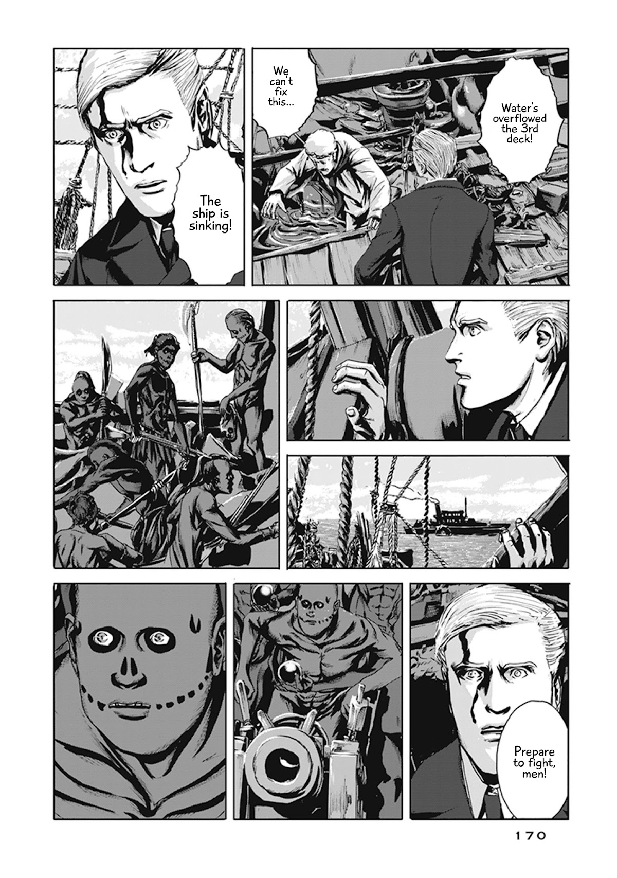 H.P. Lovecraft's The Call of Cthulhu Chapter 5 page 16 - Chapter 5: The Madness from the Sea