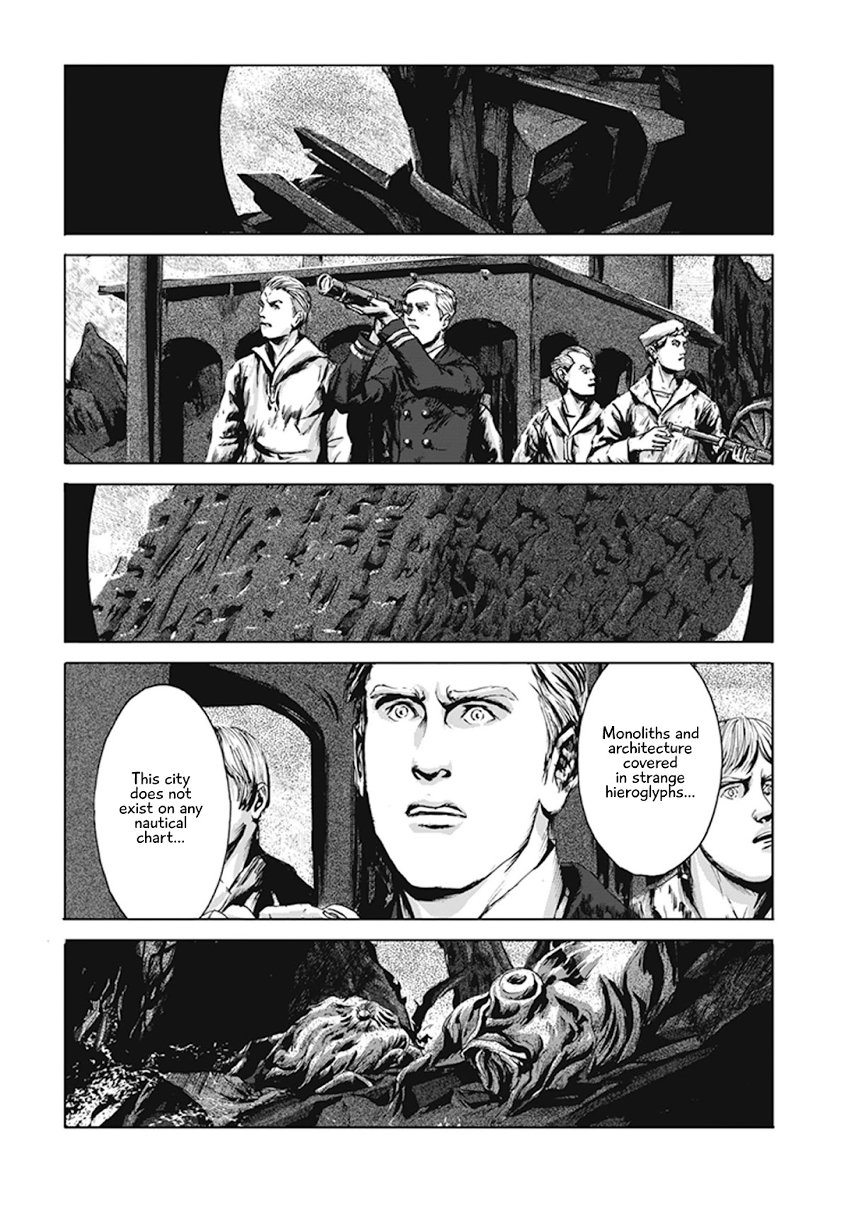 H.P. Lovecraft's The Call of Cthulhu Chapter 6 page 4 - Chapter 6: R'lyeh