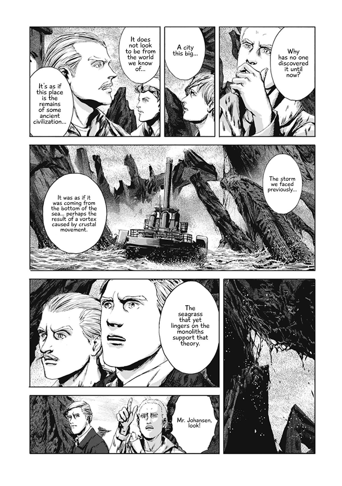 H.P. Lovecraft's The Call of Cthulhu Chapter 6 page 6 - Chapter 6: R'lyeh