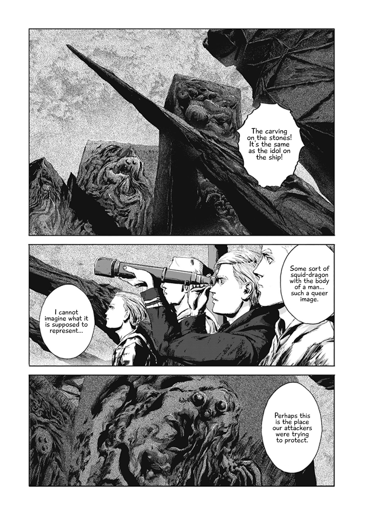 H.P. Lovecraft's The Call of Cthulhu Chapter 6 page 7 - Chapter 6: R'lyeh