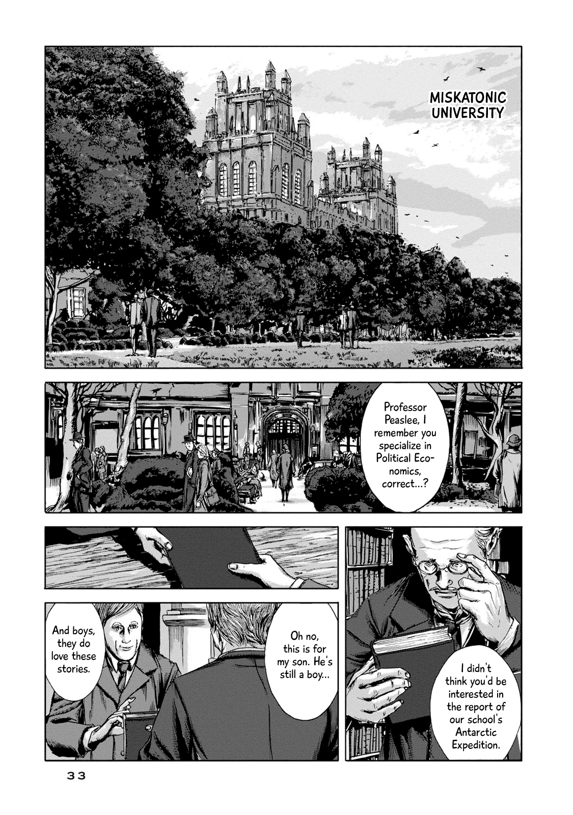 H. P. Lovecraft's The Shadow out of Time Chapter 1 page 10 - Chapter 1: The Queer Amnesia