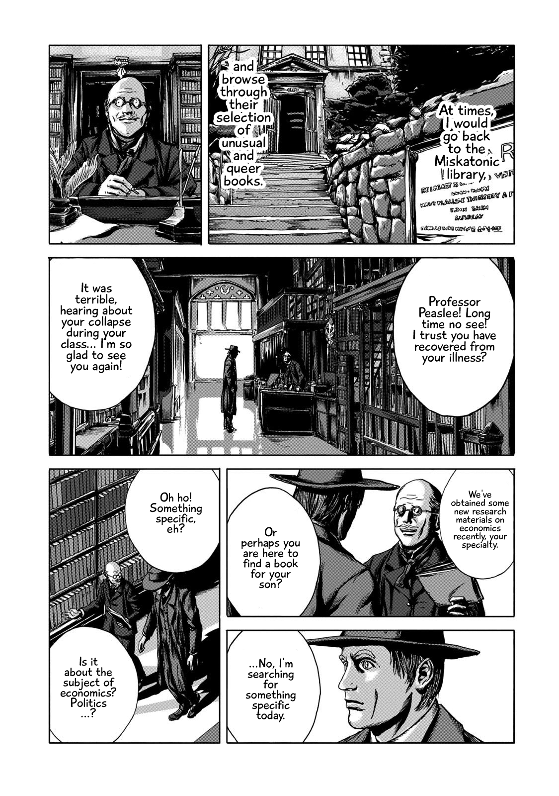 H. P. Lovecraft's The Shadow out of Time Chapter 2 page 17 - Chapter 2: A Studious Traveler From a Far, Foreign Land
