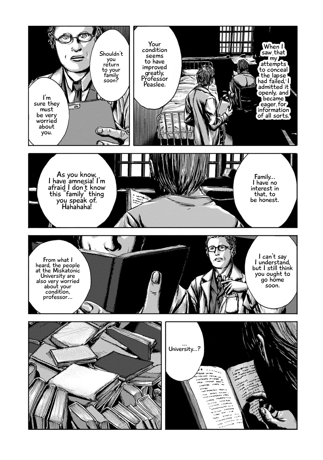 H. P. Lovecraft's The Shadow out of Time Chapter 2 page 9 - Chapter 2: A Studious Traveler From a Far, Foreign Land