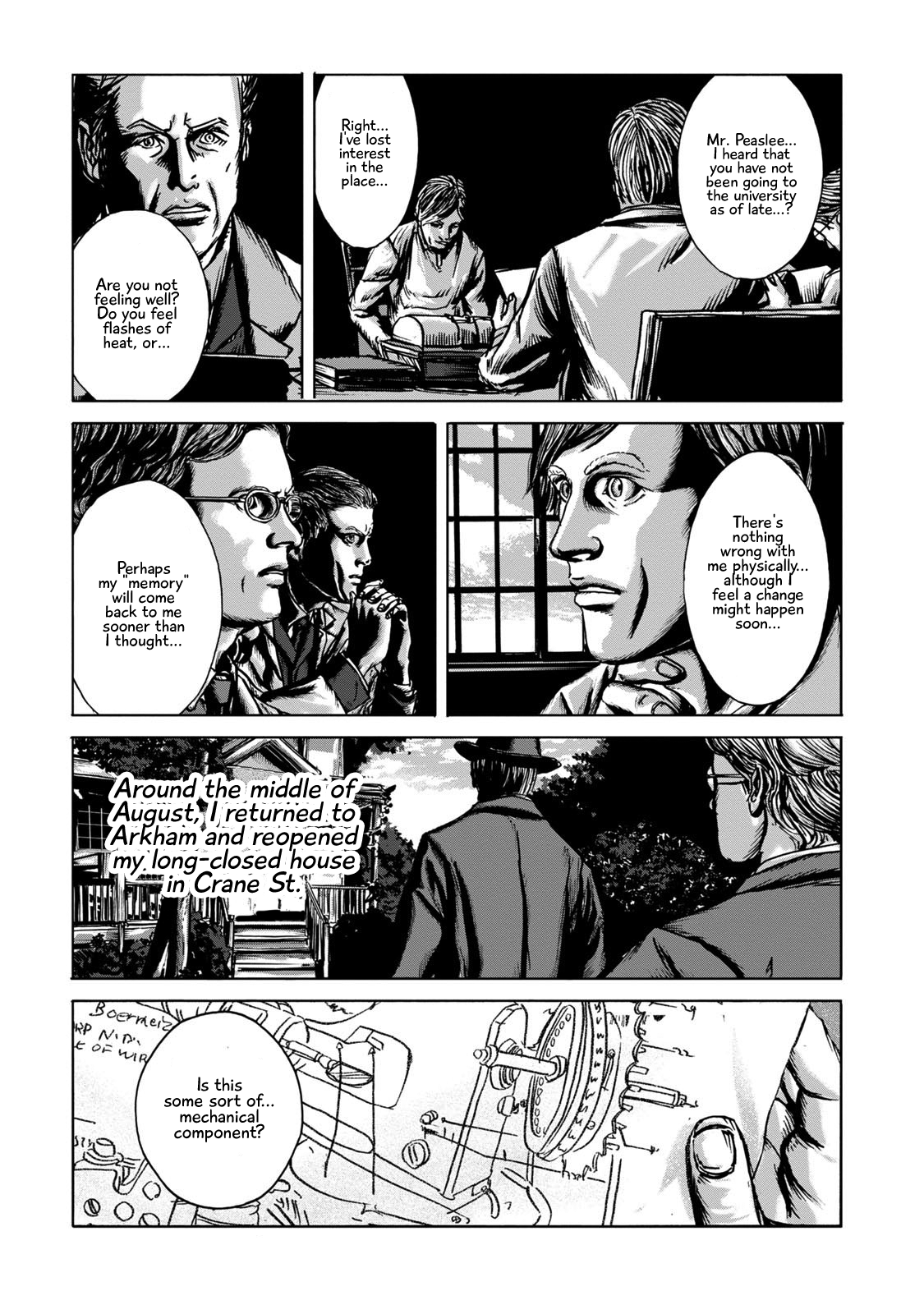 H. P. Lovecraft's The Shadow out of Time Chapter 3 page 2 - Chapter 3: Coming Back