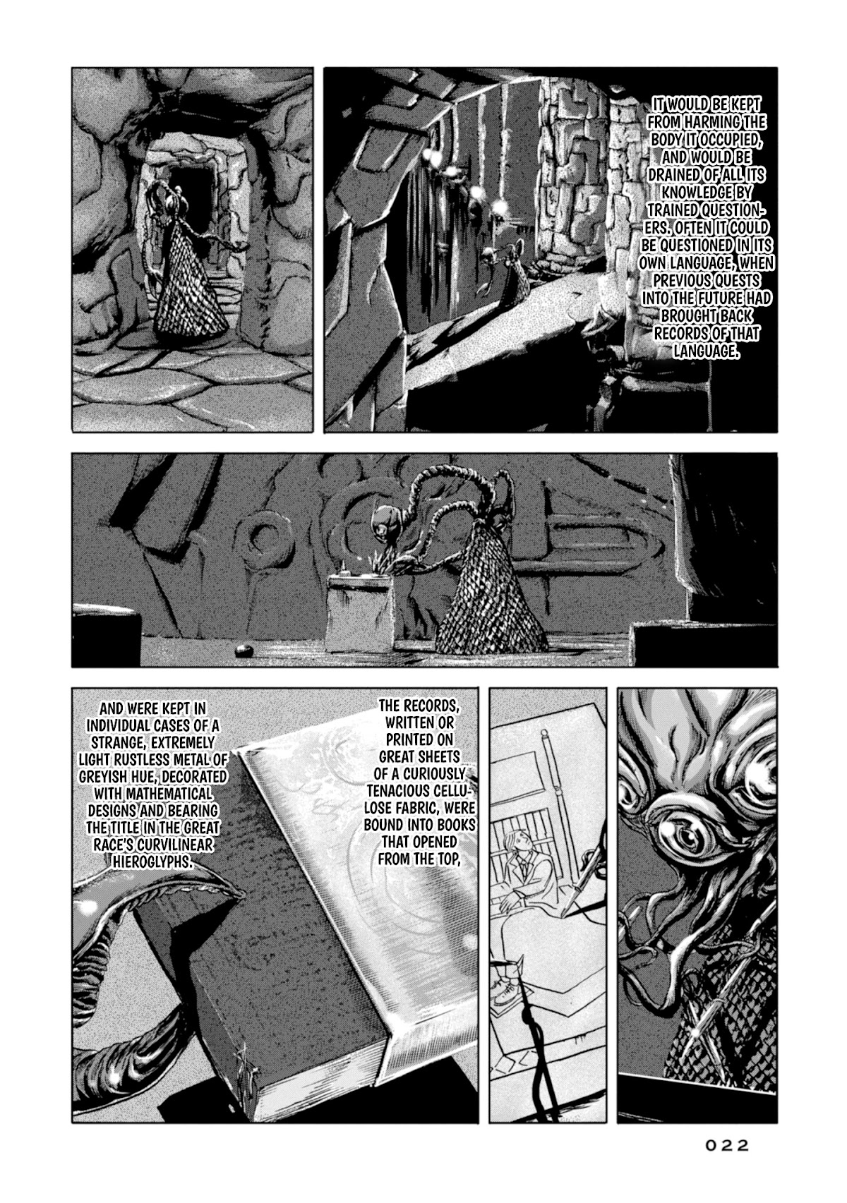 H. P. Lovecraft's The Shadow out of Time Chapter 7 page 13 - Chapter 7: The Great Race's Central Archives