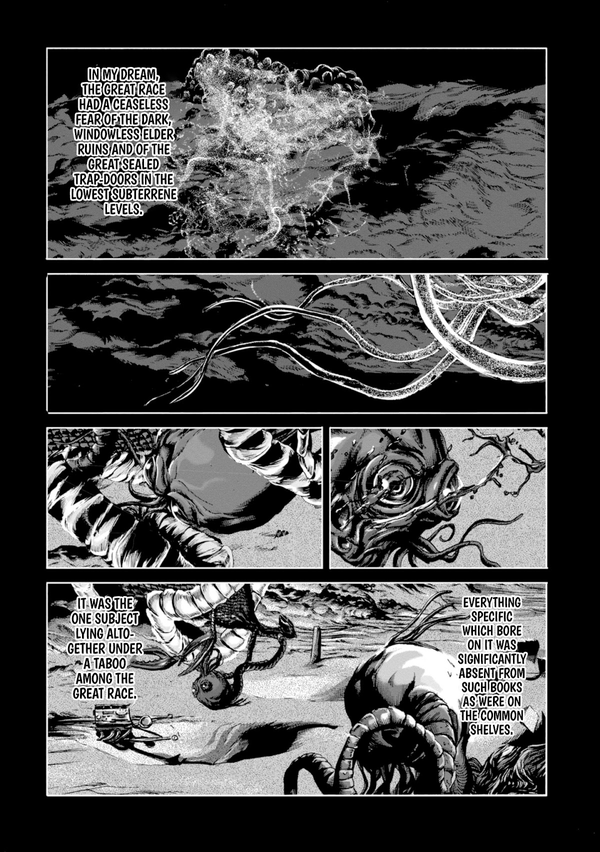 H. P. Lovecraft's The Shadow out of Time Chapter 7 page 18 - Chapter 7: The Great Race's Central Archives