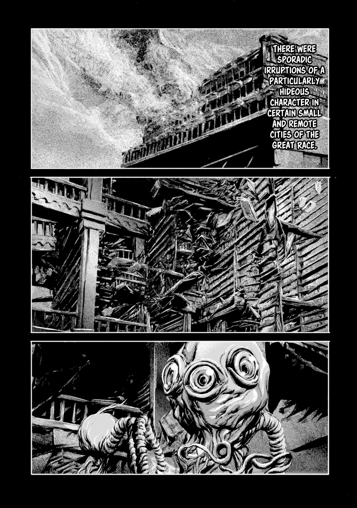 H. P. Lovecraft's The Shadow out of Time Chapter 8 page 28 - Chapter 8: A Horrible Elder Race of Half-Polypous