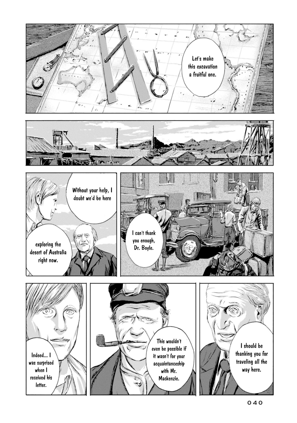 H. P. Lovecraft's The Shadow out of Time Chapter 8 page 3 - Chapter 8: A Horrible Elder Race of Half-Polypous