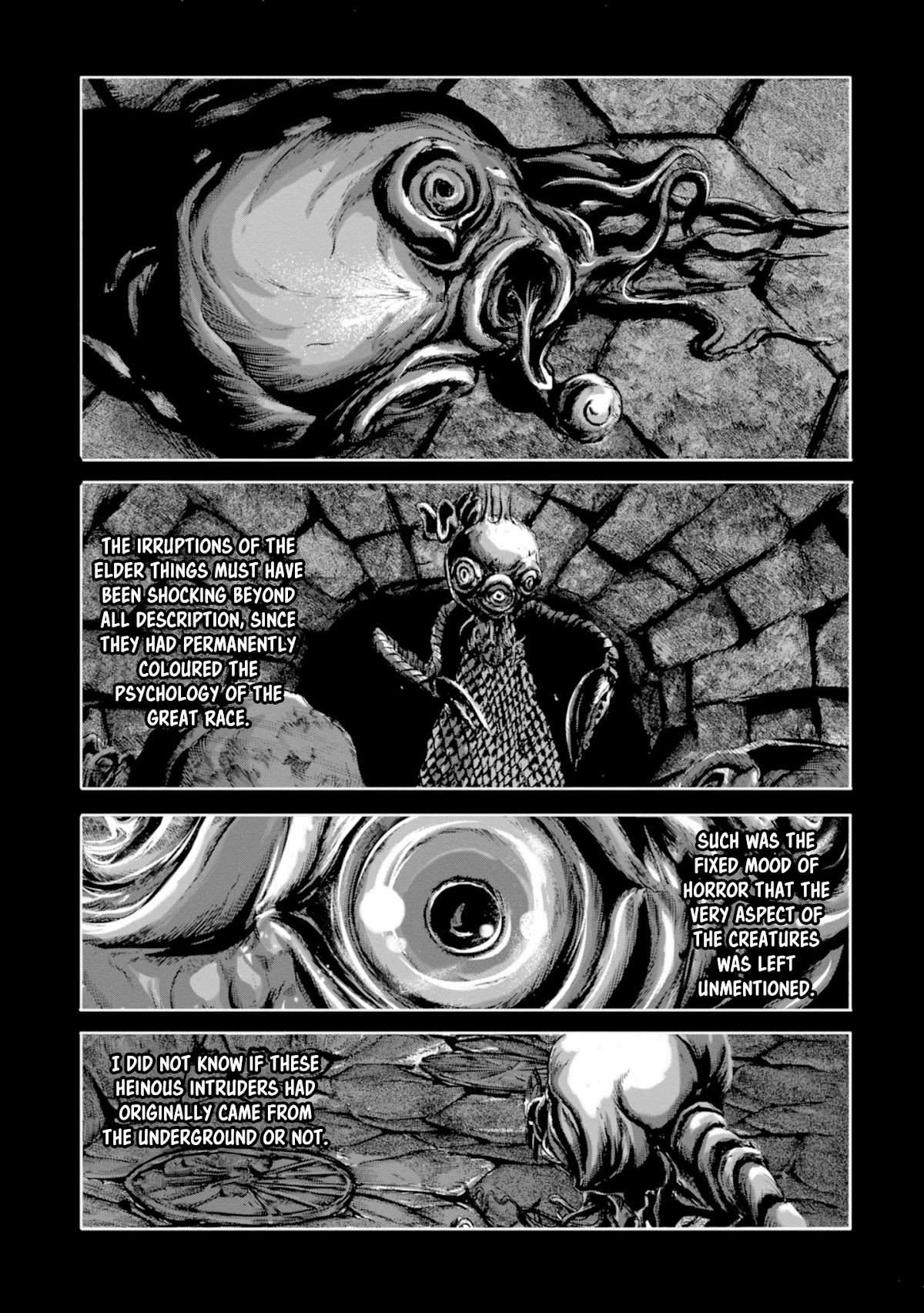 H. P. Lovecraft's The Shadow out of Time Chapter 8 page 32 - Chapter 8: A Horrible Elder Race of Half-Polypous