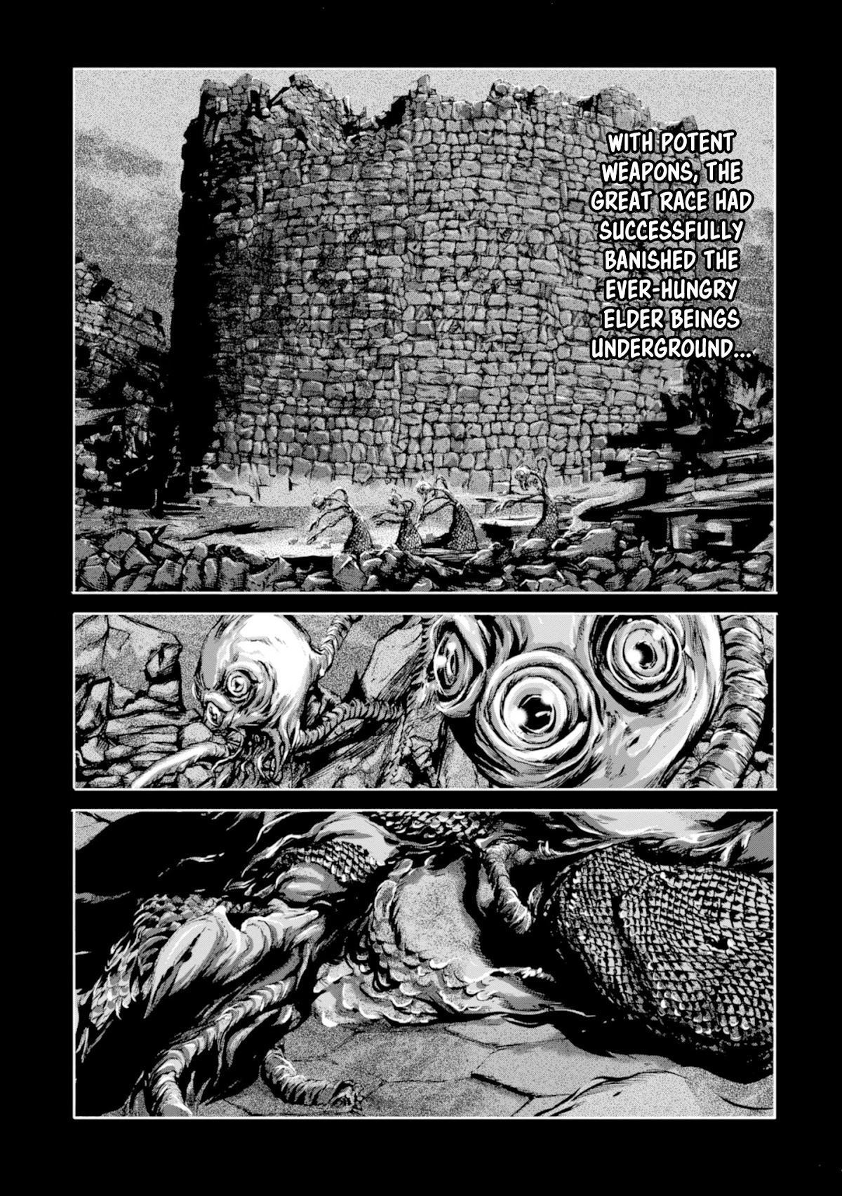 H. P. Lovecraft's The Shadow out of Time Chapter 8 page 8 - Chapter 8: A Horrible Elder Race of Half-Polypous