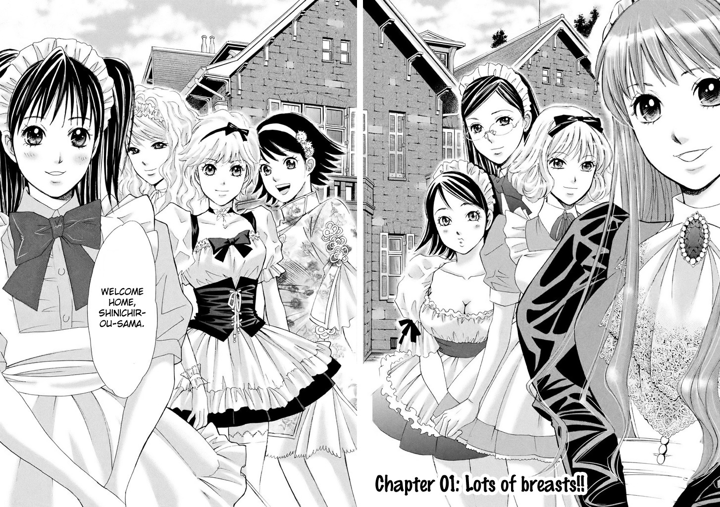 Hachi Ichi Chapter 1 page 3 - Chapter 1: Lots of breasts!!