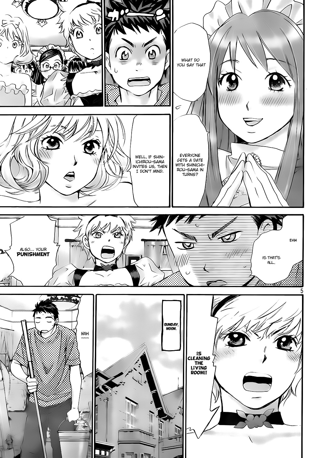 Hachi Ichi Chapter 18 page 5 - Chapter 18: Exciting get-away (1)