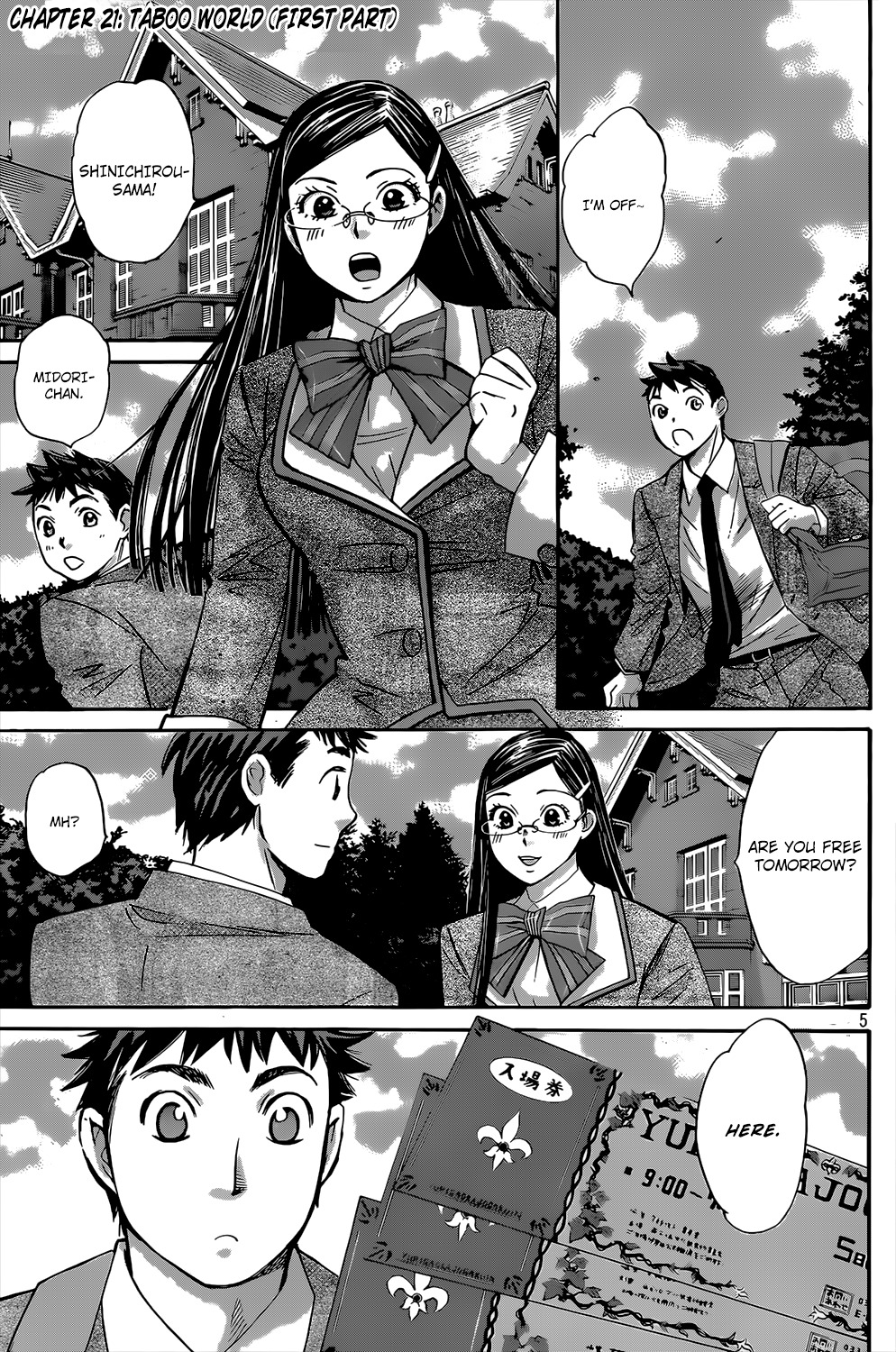 Hachi Ichi Chapter 21 page 5 - Chapter 21: Taboo world (1)