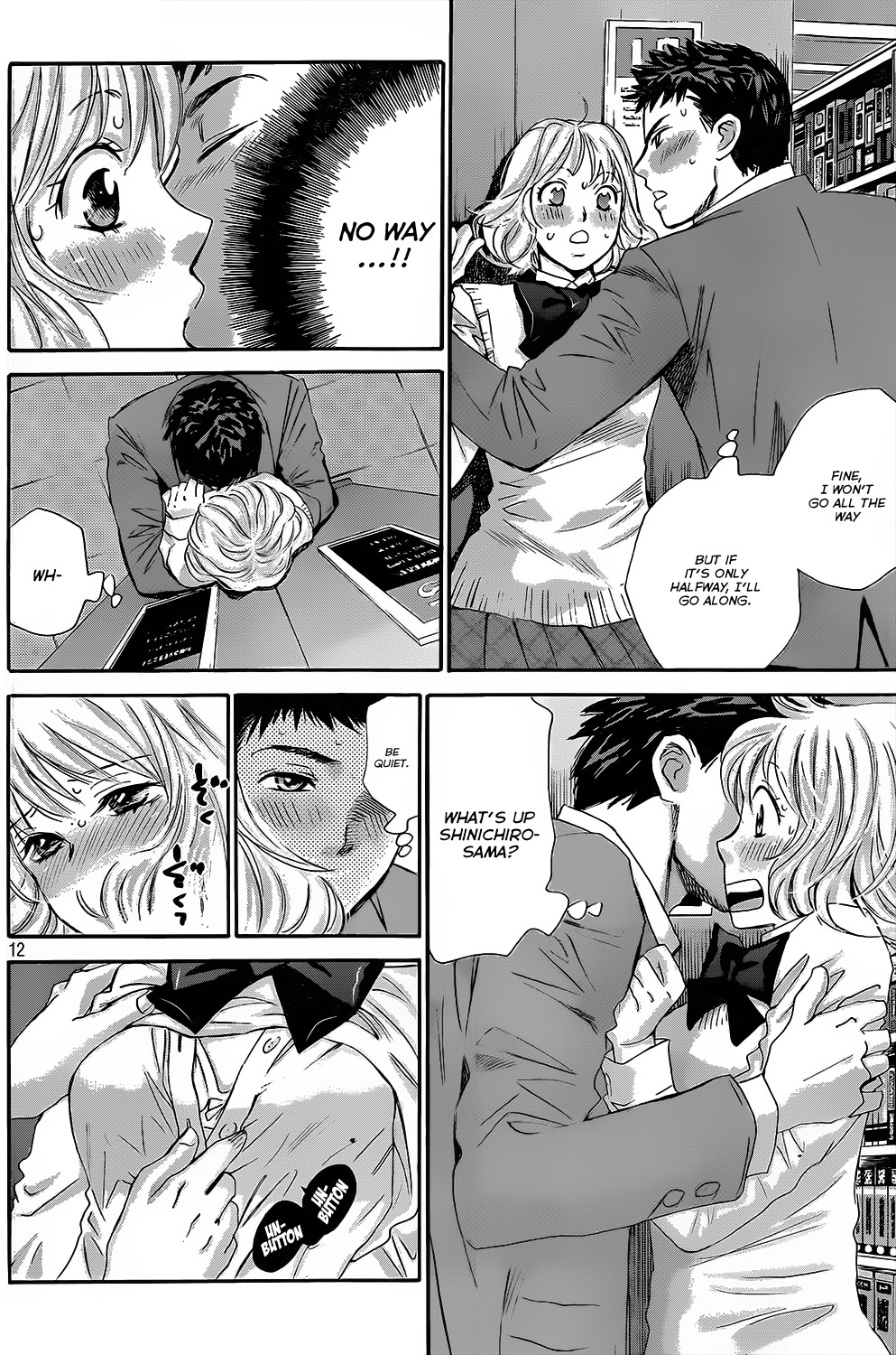 Hachi Ichi Chapter 24 page 12 - Chapter 24: Be quiet