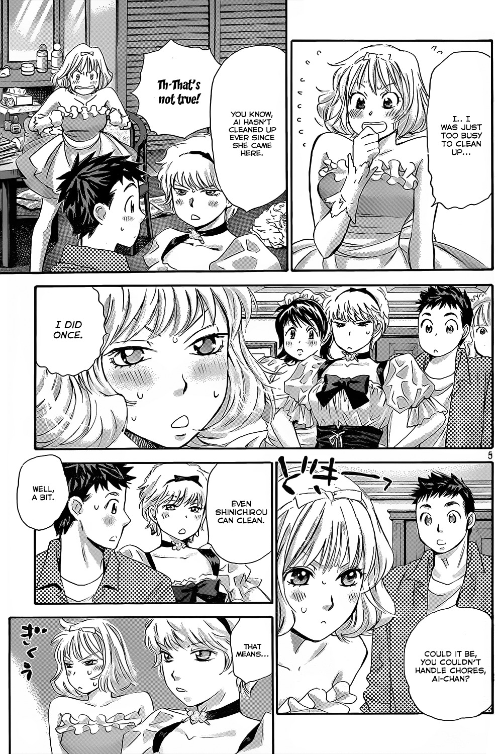 Hachi Ichi Chapter 24 page 5 - Chapter 24: Be quiet