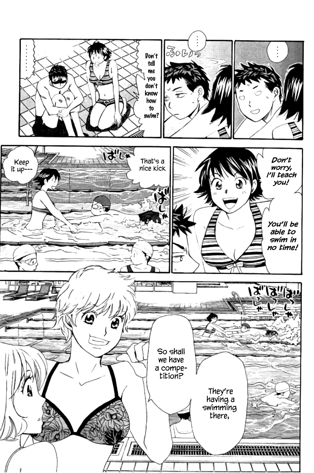 Hachi Ichi Chapter 38 page 13 - Chapter 38: Dripping wet panic