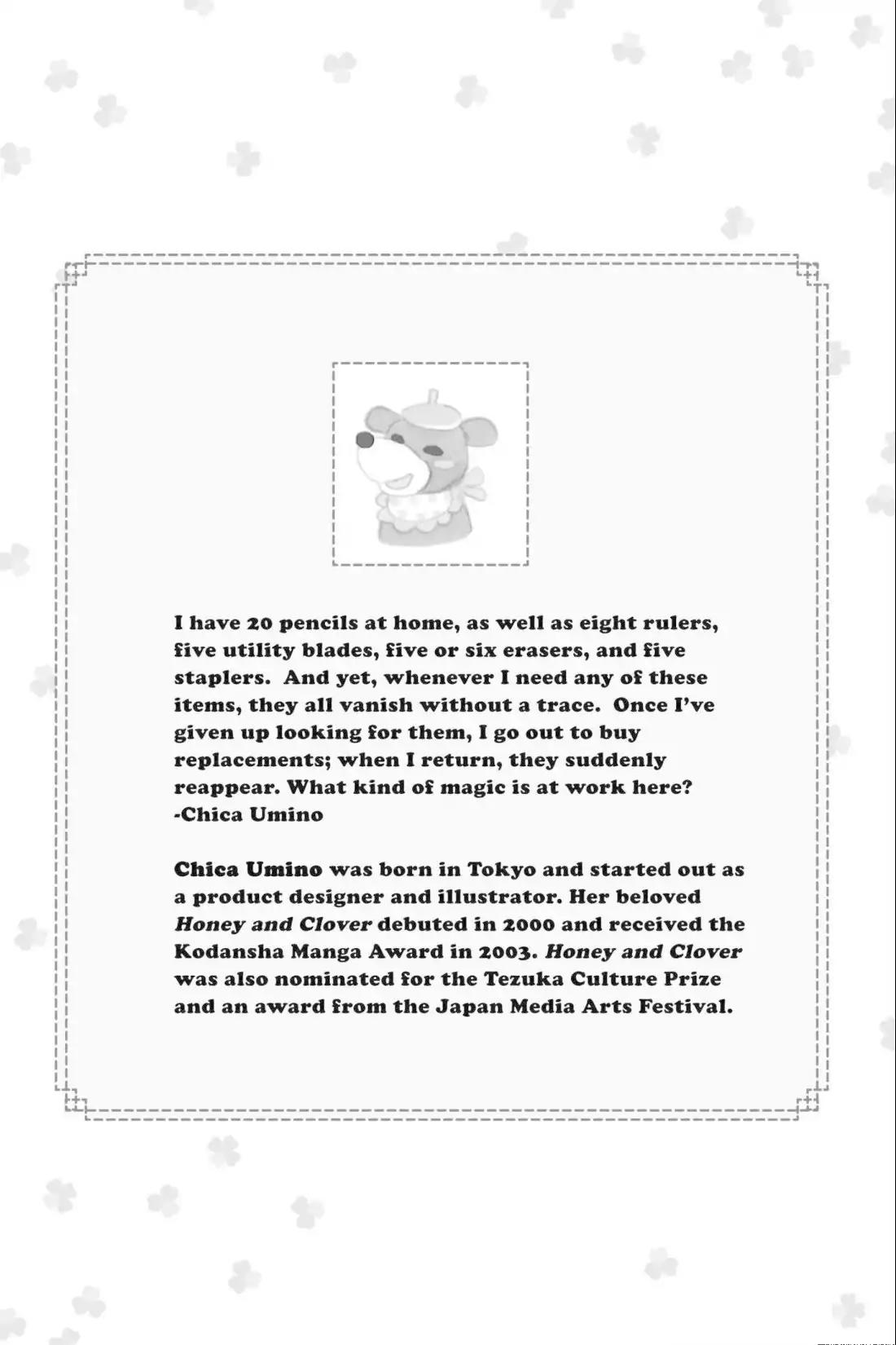 Hachimitsu to Clover Chapter 15.7 page 3 - Vol.2 Study Guide