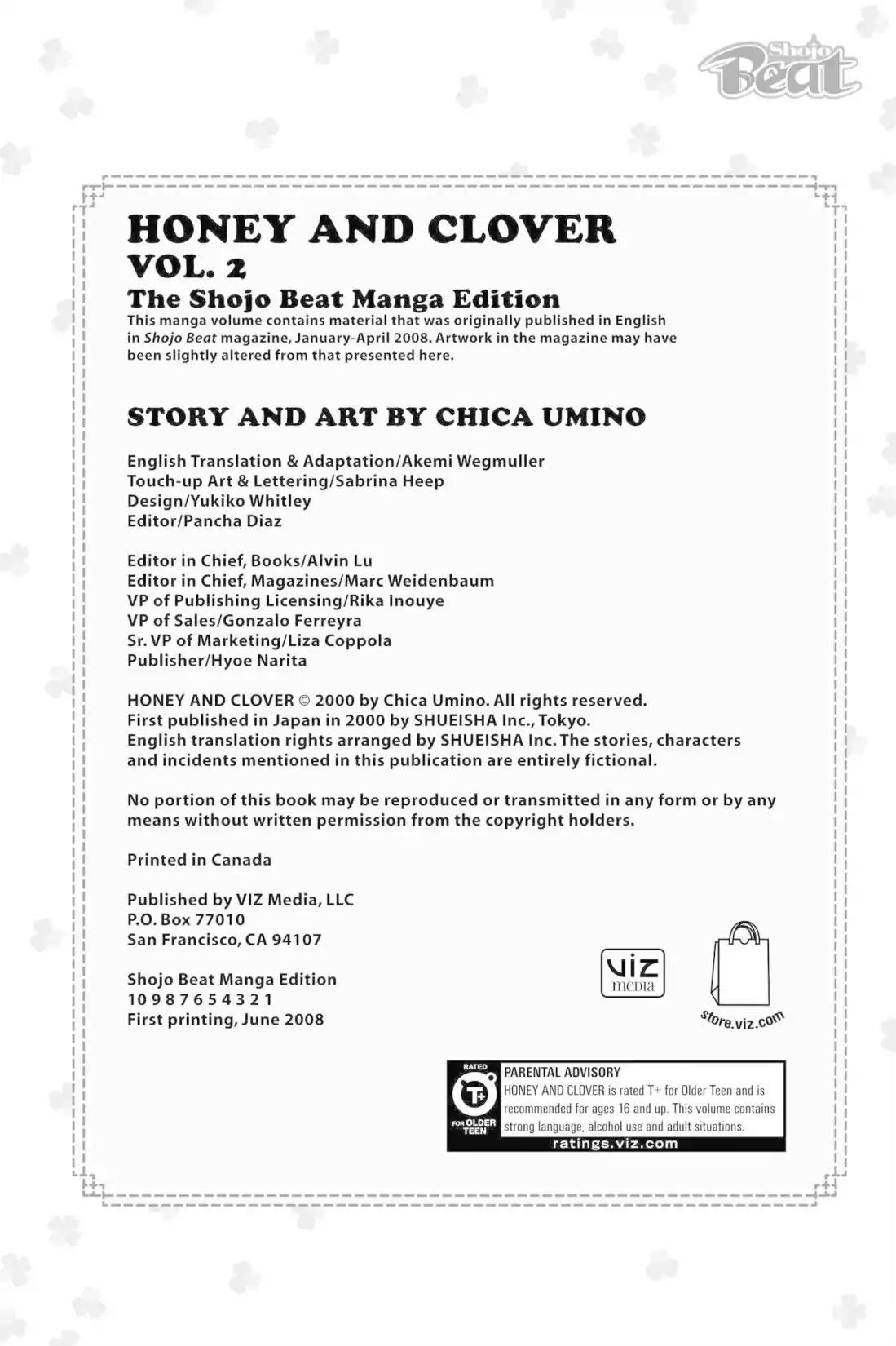 Hachimitsu to Clover Chapter 15.7 page 4 - Vol.2 Study Guide