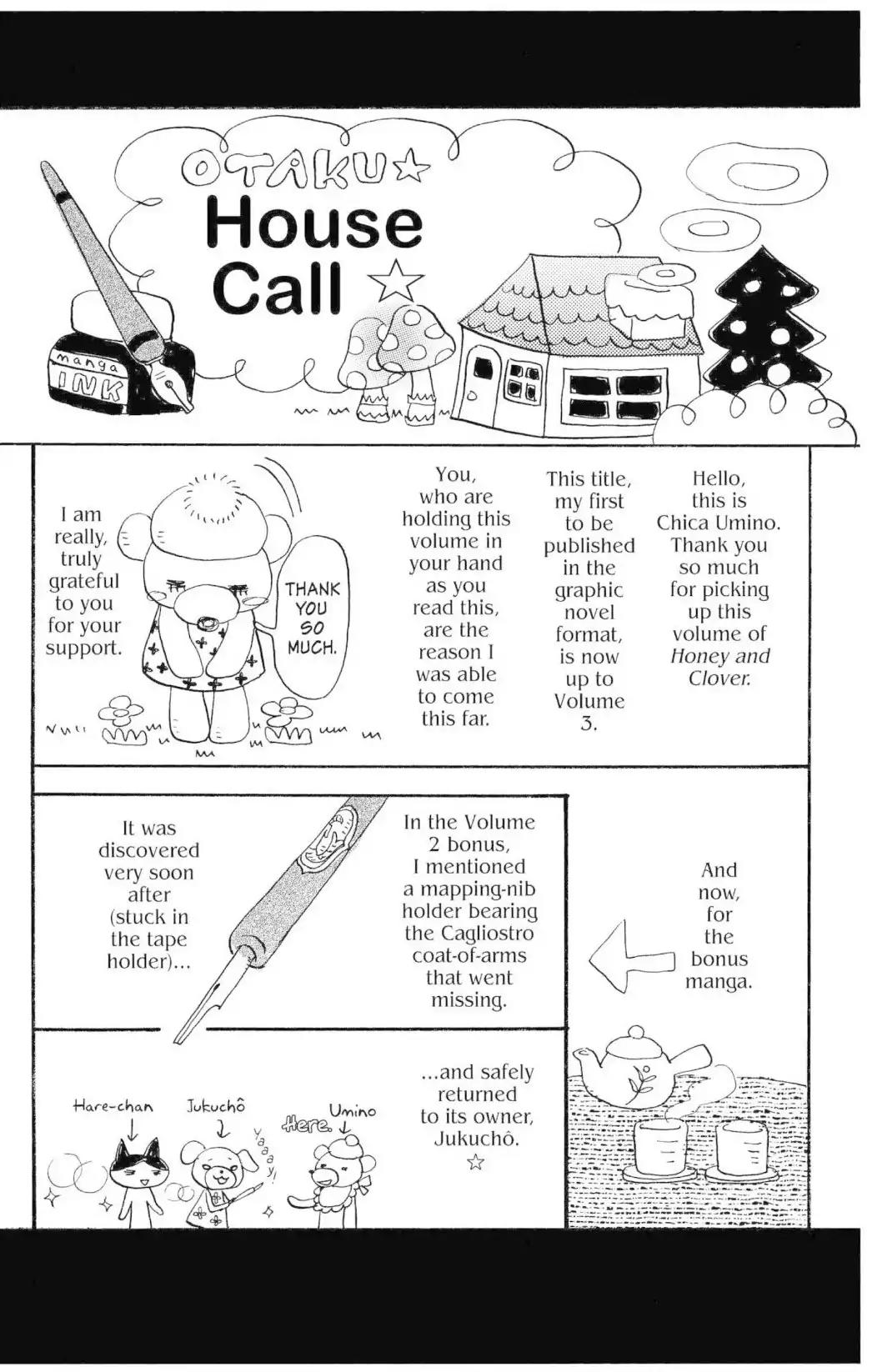 Hachimitsu to Clover Chapter 21.6 page 1 - Vol.3 A Little Extra