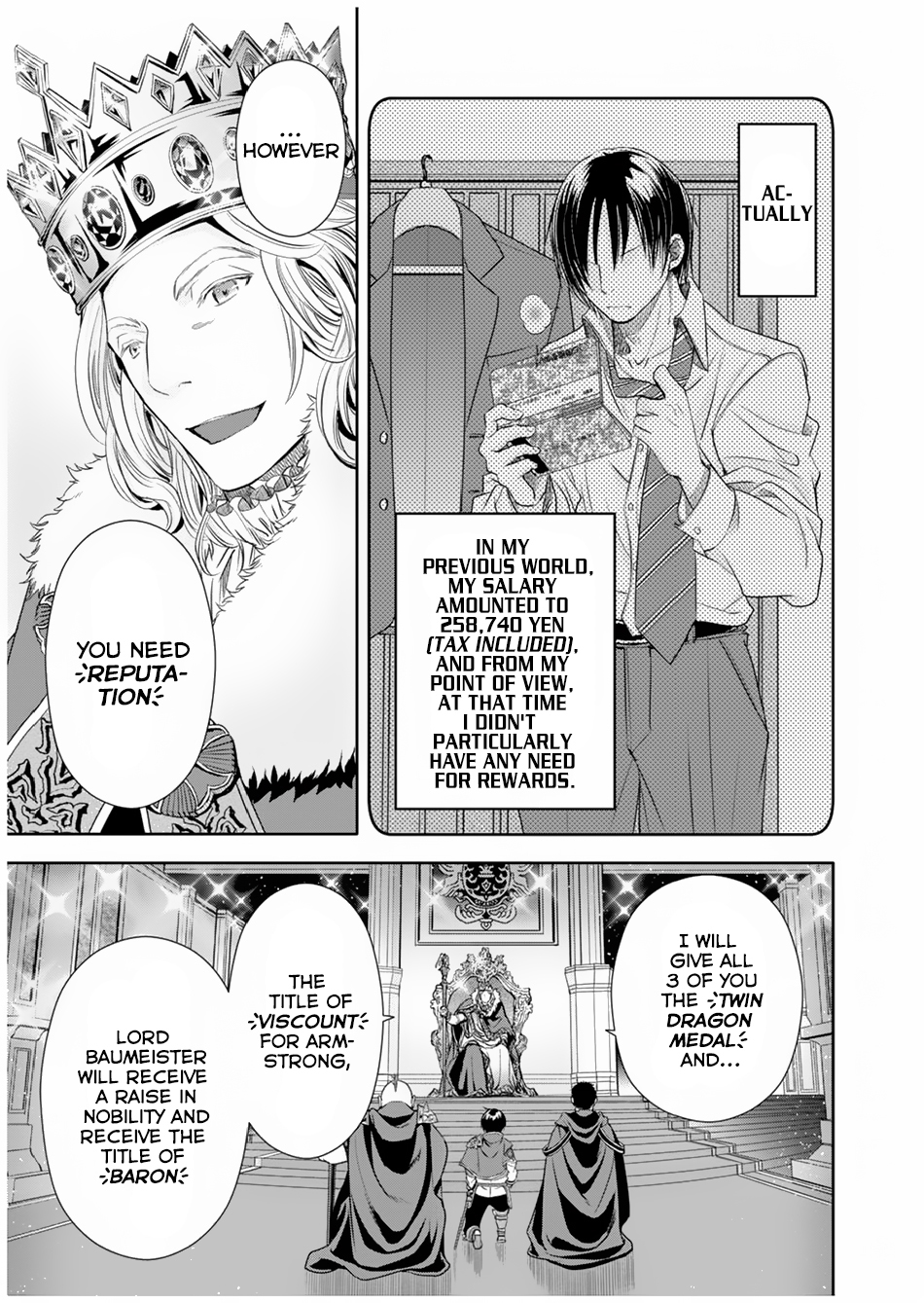 Hachinan tte, Sore wa Nai Deshou! Chapter 16 page 10 - Chapter 16: Baron Baumeister