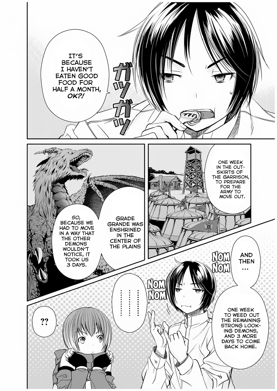 Hachinan tte, Sore wa Nai Deshou! Chapter 16 page 13 - Chapter 16: Baron Baumeister