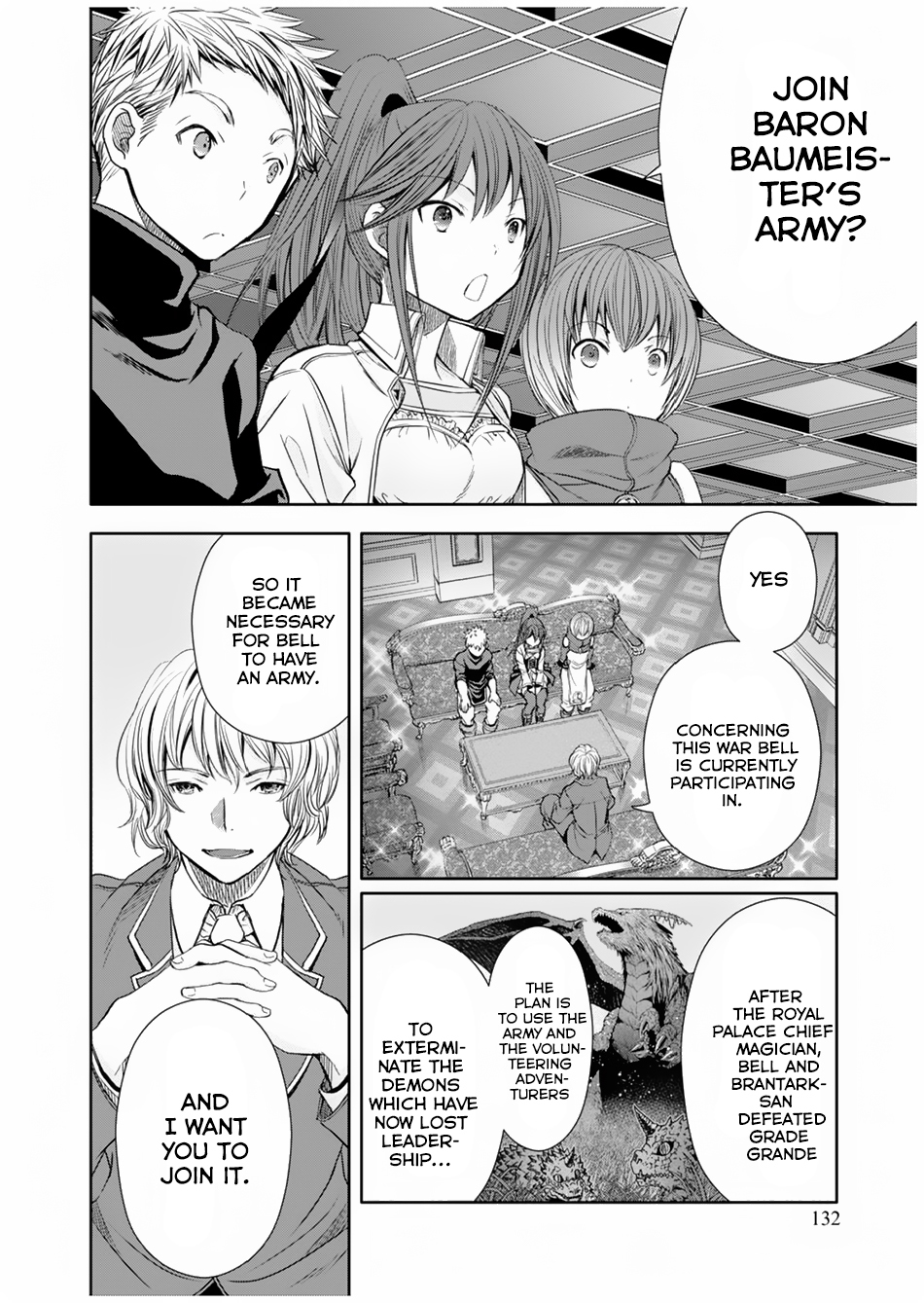Hachinan tte, Sore wa Nai Deshou! Chapter 16 page 3 - Chapter 16: Baron Baumeister