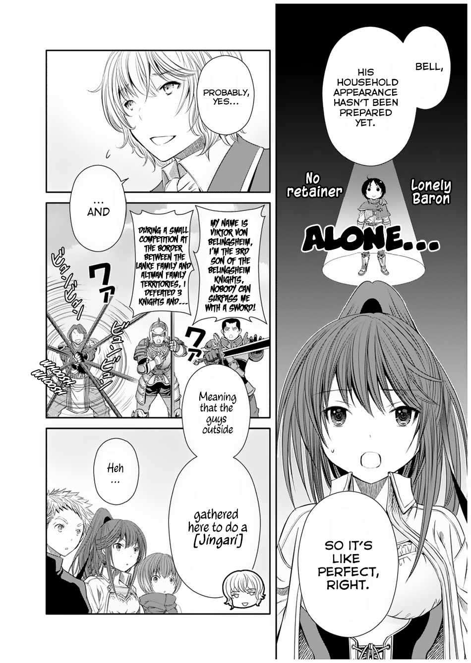 Hachinan tte, Sore wa Nai Deshou! Chapter 16 page 5 - Chapter 16: Baron Baumeister