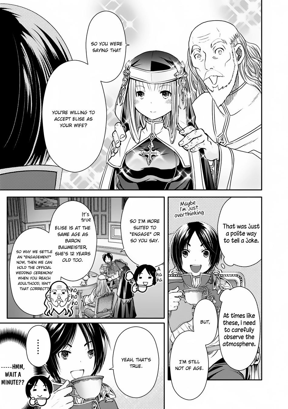 Hachinan tte, Sore wa Nai Deshou! Chapter 17 page 7 - Chapter 17: Fiancee