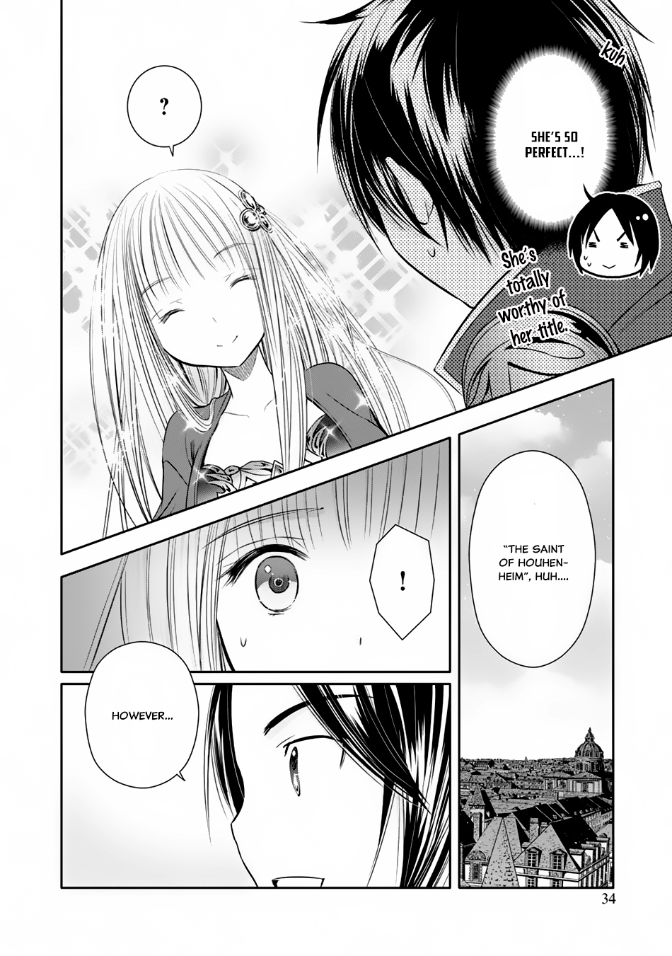 Hachinan tte, Sore wa Nai Deshou! Chapter 18 page 10 - Chapter 18: The Saint's First Date