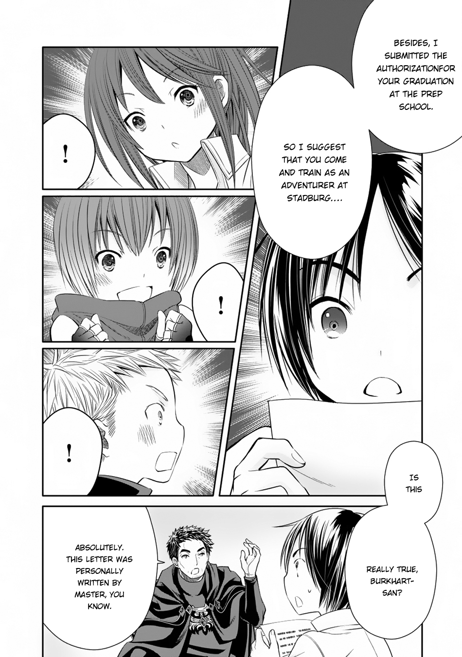 Hachinan tte, Sore wa Nai Deshou! Chapter 19 page 3 - Chapter 19: A Letter From Master