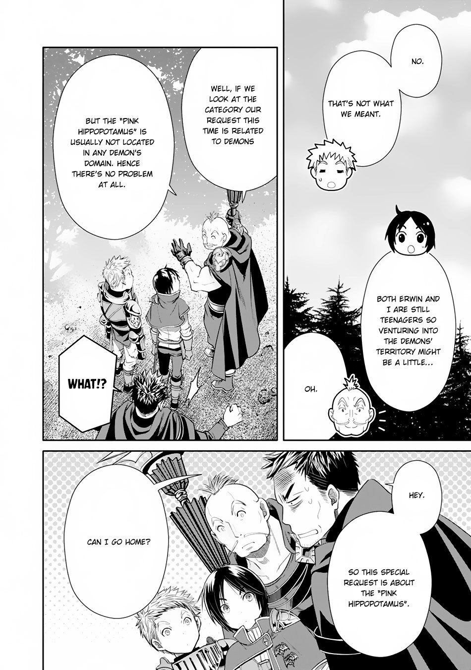 Hachinan tte, Sore wa Nai Deshou! Chapter 20 page 3 - Chapter 20: The Pink Hippopotamus