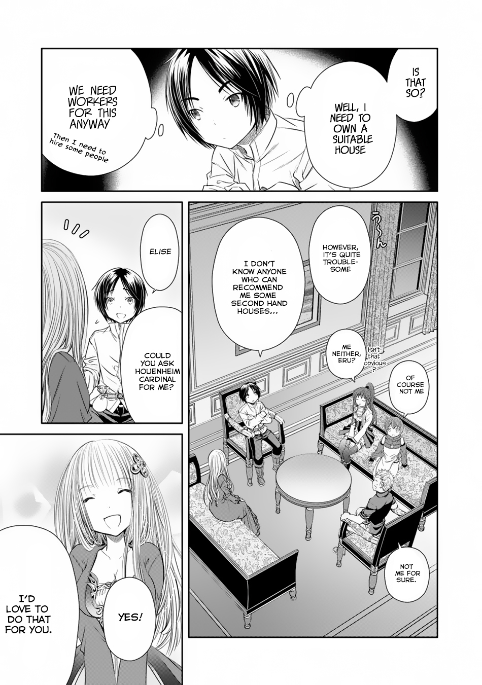 Hachinan tte, Sore wa Nai Deshou! Chapter 22 page 6 - Chapter 22: Shady Estate Agent