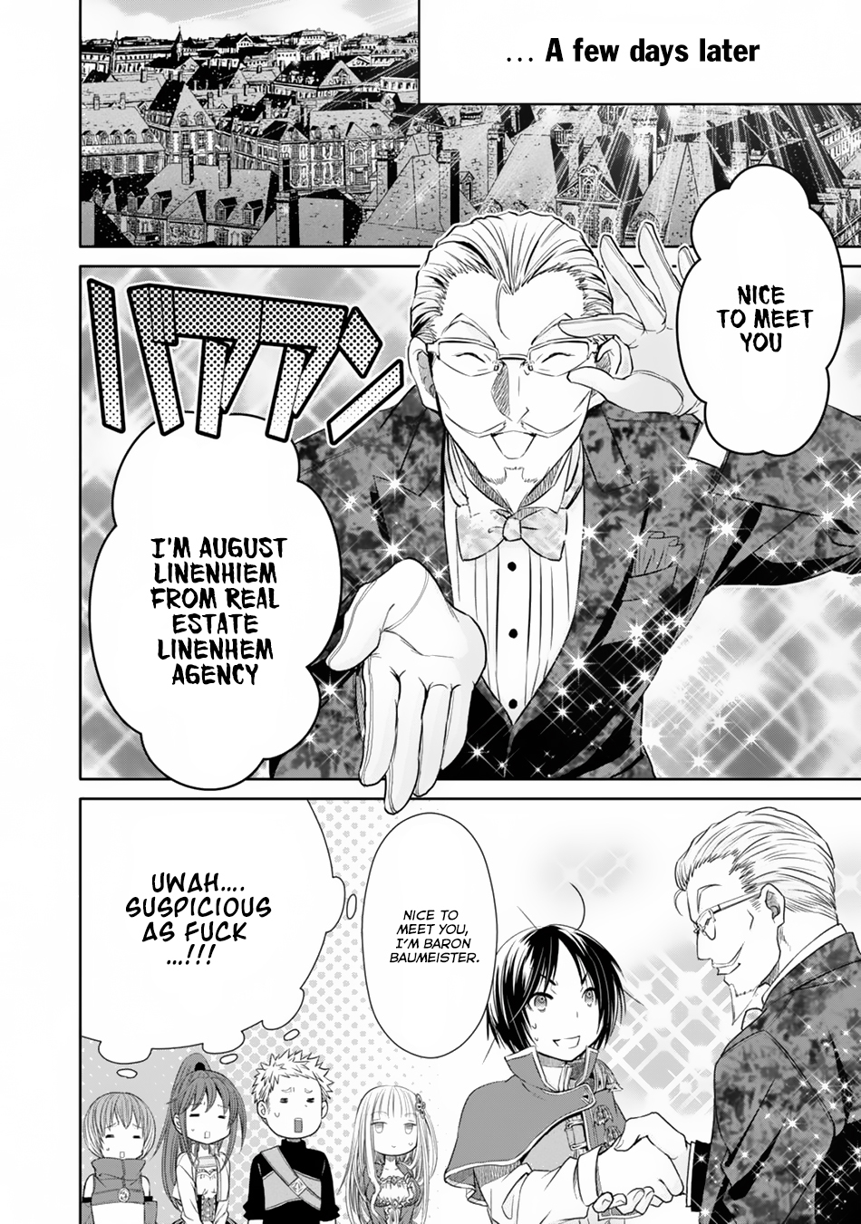 Hachinan tte, Sore wa Nai Deshou! Chapter 22 page 7 - Chapter 22: Shady Estate Agent