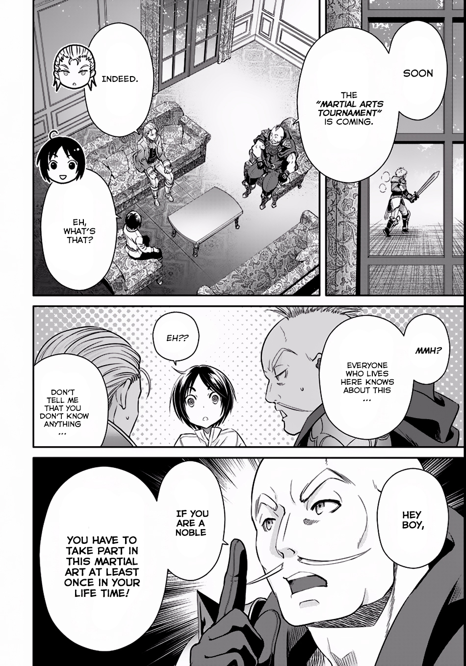 Hachinan tte, Sore wa Nai Deshou! Chapter 24 page 3 - Chapter 24: Martial Arts Tournament