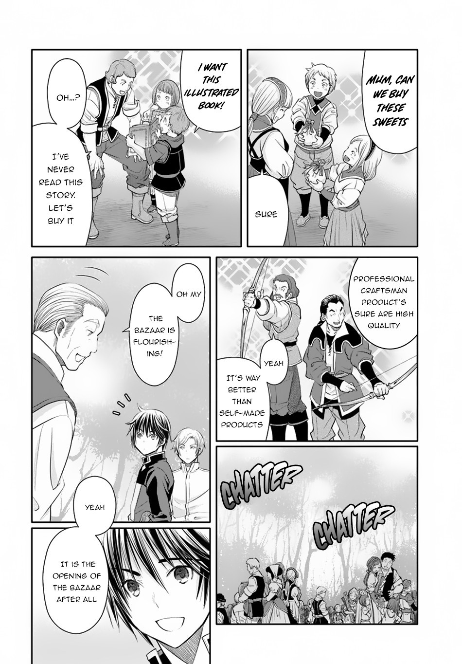 Hachinan tte, Sore wa Nai Deshou! Chapter 50 page 14 - Chapter 50: The Opening of a Bazaar