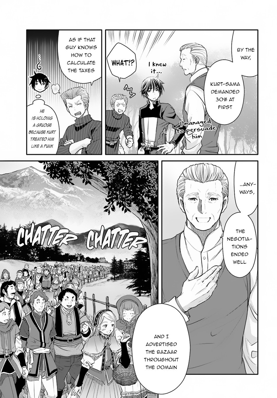 Hachinan tte, Sore wa Nai Deshou! Chapter 50 page 5 - Chapter 50: The Opening of a Bazaar