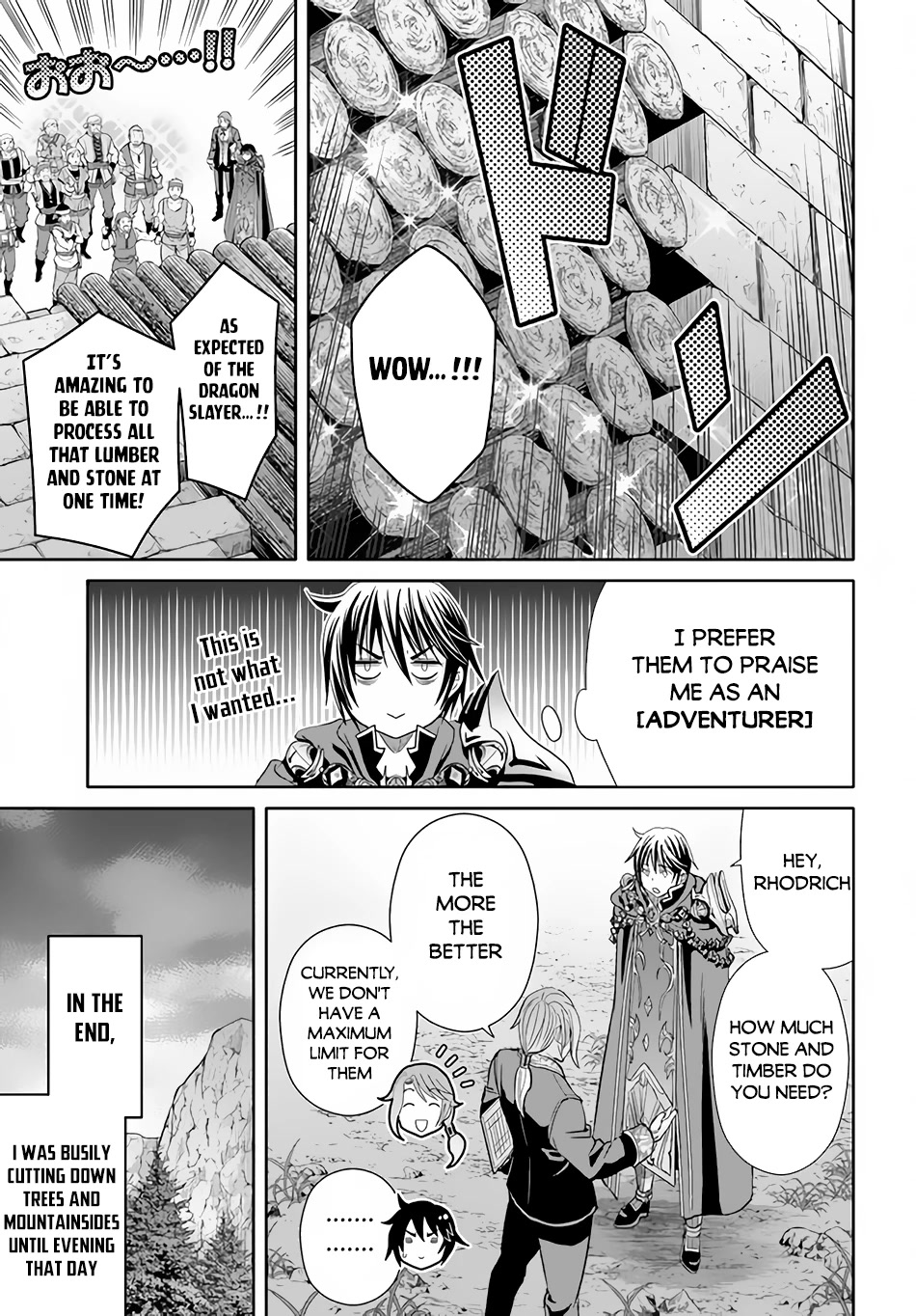 Hachinan tte, Sore wa Nai Deshou! Chapter 74 page 10 - Chapter 74: Rhodrich, Working Hard!