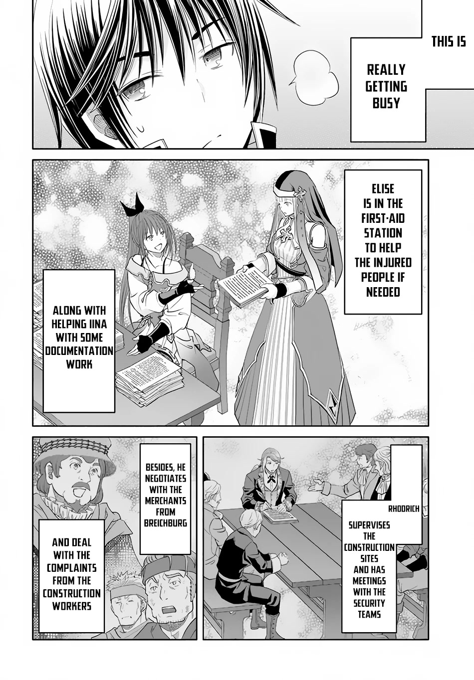 Hachinan tte, Sore wa Nai Deshou! Chapter 74 page 19 - Chapter 74: Rhodrich, Working Hard!