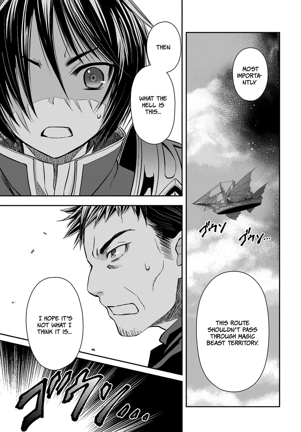 Hachinan tte, Sore wa Nai Deshou! Chapter 8 page 24 - Chapter 8: Going to the Royal Capital By a Magical Airship
