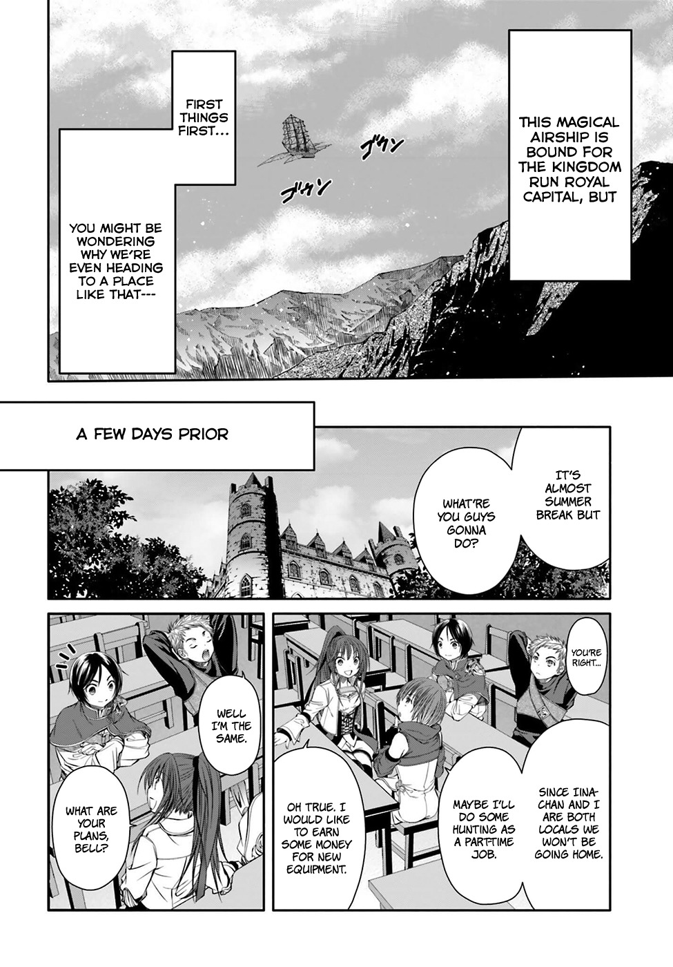 Hachinan tte, Sore wa Nai Deshou! Chapter 8 page 5 - Chapter 8: Going to the Royal Capital By a Magical Airship