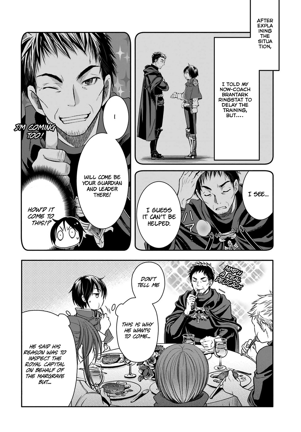 Hachinan tte, Sore wa Nai Deshou! Chapter 8 page 7 - Chapter 8: Going to the Royal Capital By a Magical Airship