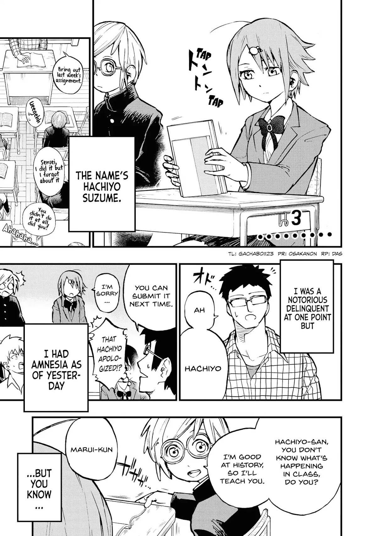 Hachiyo of false memory loss Chapter 3 page 1 - Chapter 3